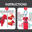 Load image into Gallery viewer, Red Reflective Harness Lead NEW design! *insert is removable