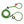 Load image into Gallery viewer, Rainforest (Olive/Lime/Turq) Harness Lead NEW design! *insert is removable

