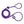 Load image into Gallery viewer, Daphneyland Signature Purple Harness Lead (PROCEEDS TO CHARITY) NEW design! *insert is removable
