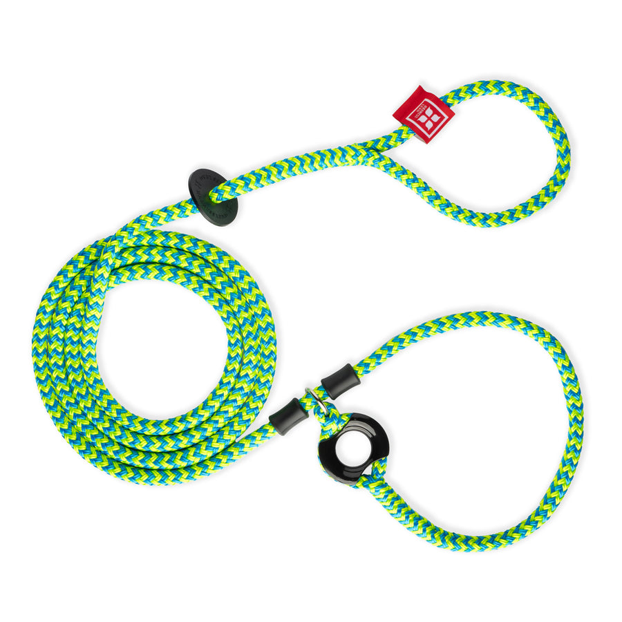 Peacock (Blue/Lime) Harness Lead NEW design! *insert is removable