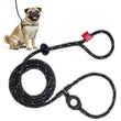 Load image into Gallery viewer, Black Reflective Harness Lead NEW design! *insert is removable
