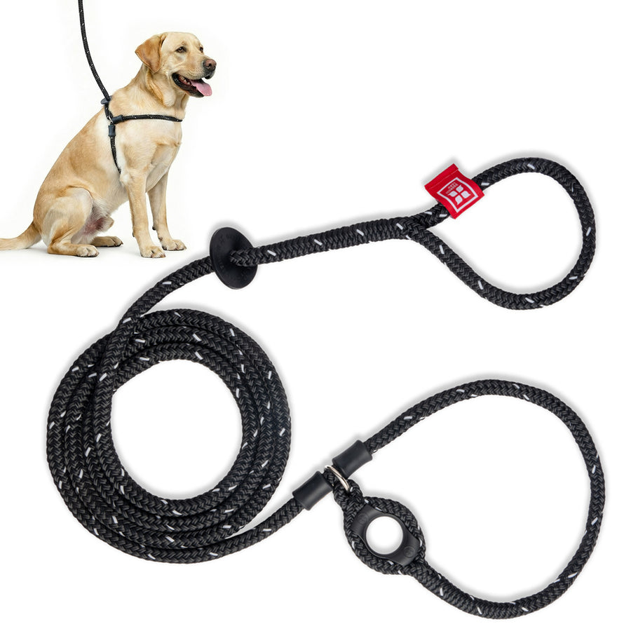 Black Reflective Harness Lead*WILL NOT SHIP UNTIL 9/23